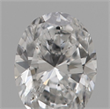 Natural Diamond 0.25 Carats, Oval with  Cut, F Color, SI2 Clarity and Certified by IGI