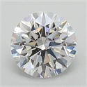 Lab Grown Diamond 1.35 Carats, Round with Ideal Cut, D Color, VS2 Clarity and Certified by IGI