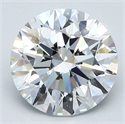 Diamante Natural 2.50 quilates, Redondo , Color D, claridad VS2 y certificado GIA