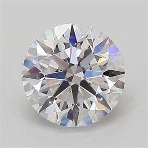 Picture of Lab Grown Diamond 1.01 Carats, Round with Excellent Cut, D Color, VVS2 Clarity and Certified by IGI