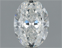 Diamante Natural 0.91 quilates, Ovalado , Color G, claridad SI1 y certificado GIA