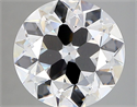 Lab Grown Diamond 3.58 Carats, Round with Very Good Cut, D Color, VS1 Clarity and Certified by IGI