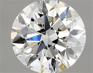 Picture of Natural Diamond 0.70 Carats, Round with Excellent Cut, G Color, VS2 Clarity and Certified by GIA