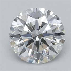 Picture of Lab Grown Diamond 1.16 Carats, Round with Ideal Cut, F Color, VVS2 Clarity and Certified by IGI