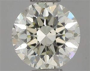 Picture of Natural Diamond 0.52 Carats, Round with Excellent Cut, L Color, VS2 Clarity and Certified by IGI