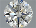 Diamante Natural 2.03 quilates, Redondo , Color J, claridad SI2 y certificado GIA