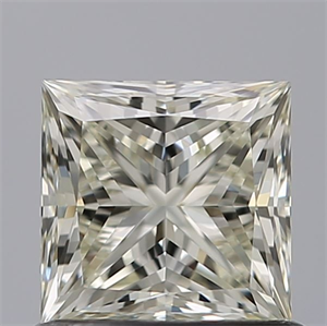 Picture of Natural Diamond 0.90 Carats, Princess with  Cut, J Color, VVS1 Clarity and Certified by IGI