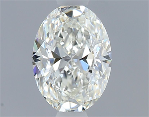 Picture of Natural Diamond 0.50 Carats, Oval with  Cut, H Color, VS1 Clarity and Certified by GIA