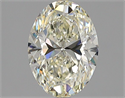 Natural Diamond 1.70 Carats, Oval with  Cut, L Color, VVS2 Clarity and Certified by GIA