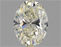 Natural Diamond 1.70 Carats, Oval with  Cut, L Color, VVS2 Clarity and Certified by GIA