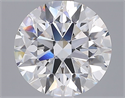 Lab Grown Diamond 3.05 Carats, Round with Ideal Cut, E Color, VVS2 Clarity and Certified by IGI