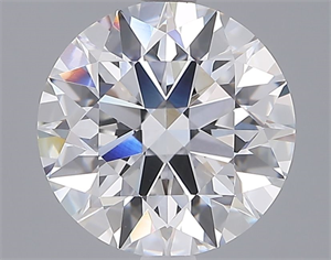 Picture of Lab Grown Diamond 3.05 Carats, Round with Ideal Cut, E Color, VVS2 Clarity and Certified by IGI