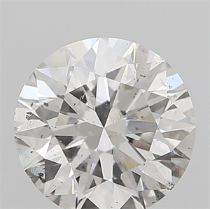 Picture of Natural Diamond 0.72 Carats, Round with Excellent Cut, G Color, I1 Clarity and Certified by GIA
