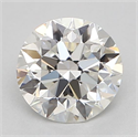 Natural Diamond 0.44 Carats, Round with Excellent Cut, G Color, VVS1 Clarity and Certified by GIA