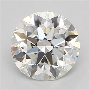 Picture of Natural Diamond 0.44 Carats, Round with Excellent Cut, G Color, VVS1 Clarity and Certified by GIA