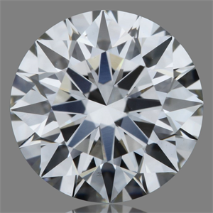 Picture of Lab Grown Diamond 1.09 Carats, Round with Ideal Cut, G Color, VS2 Clarity and Certified by IGI
