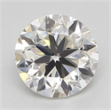 Diamante Natural 0.50 quilates, Redondo , Color I, claridad VS2 y certificado GIA