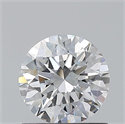 Natural Diamond 0.85 Carats, Round with Excellent Cut, E Color, VS2 Clarity and Certified by GIA