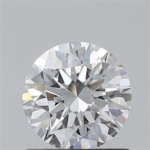 Picture of Natural Diamond 0.85 Carats, Round with Excellent Cut, E Color, VS2 Clarity and Certified by GIA