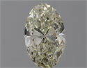 Natural Diamond 1.11 Carats, Oval with  Cut, L Color, SI2 Clarity and Certified by GIA