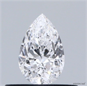 Natural Diamond 0.34 Carats, Pear with  Cut, D Color, VS2 Clarity and Certified by GIA