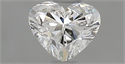 Natural Diamond 0.32 Carats, Heart with  Cut, G Color, VVS1 Clarity and Certified by GIA