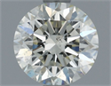 Natural Diamond 0.70 Carats, Round with Excellent Cut, J Color, SI1 Clarity and Certified by IGI