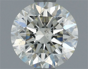 Picture of Natural Diamond 0.70 Carats, Round with Excellent Cut, J Color, SI1 Clarity and Certified by IGI