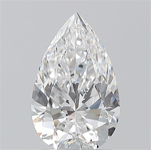 Picture of Natural Diamond 0.81 Carats, Pear with  Cut, D Color, VS2 Clarity and Certified by GIA