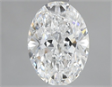 Natural Diamond 1.00 Carats, Oval with  Cut, E Color, VS1 Clarity and Certified by GIA