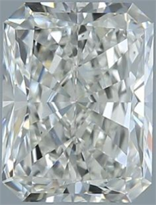 Picture of Natural Diamond 1.20 Carats, Radiant with  Cut, I Color, VS2 Clarity and Certified by GIA