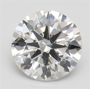 Picture of Lab Grown Diamond 2.39 Carats, Round with Ideal Cut, F Color, VS2 Clarity and Certified by IGI