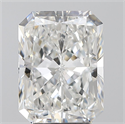 Diamante Natural 4.02 quilates, Radiante , Color F, claridad SI1 y certificado GIA