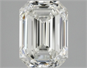 Diamante Natural 1.90 quilates, Esmeralda , Color H, claridad VVS1 y certificado HRD