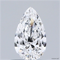 Natural Diamond 0.43 Carats, Pear with  Cut, D Color, IF Clarity and Certified by GIA