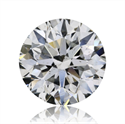Natural Diamond 2.50 Carats, Round with Very Good Cut, H Color, SI2 Clarity and Certified by GIA