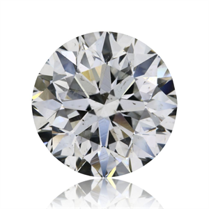 Picture of Natural Diamond 2.50 Carats, Round with Very Good Cut, H Color, SI2 Clarity and Certified by GIA
