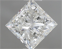 Natural Diamond 0.97 Carats, Princess with  Cut, F Color, VS1 Clarity and Certified by IGI