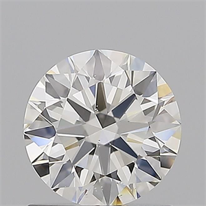 Picture of Natural Diamond 1.01 Carats, Round with Excellent Cut, I Color, VS2 Clarity and Certified by GIA