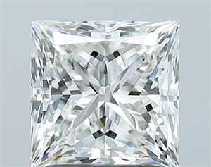 Picture of Natural Diamond 2.03 Carats, Princess with  Cut, H Color, VS2 Clarity and Certified by GIA