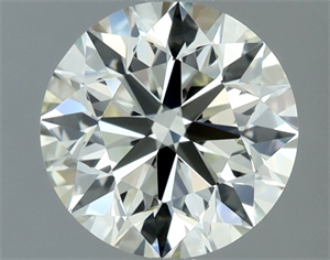 Picture of Natural Diamond 1.30 Carats, Round with Excellent Cut, K Color, VVS2 Clarity and Certified by IGI