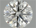 Diamante Natural 0.53 quilates, Redondo , Color J, claridad VVS2 y certificado GIA
