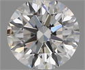Diamante Natural 1.31 quilates, Redondo , Color F, claridad IF y certificado GIA