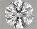 Natural Diamond 1.00 Carats, Round with Excellent Cut, F Color, I1 Clarity and Certified by GIA