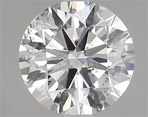Picture of Natural Diamond 1.00 Carats, Round with Excellent Cut, F Color, I1 Clarity and Certified by GIA