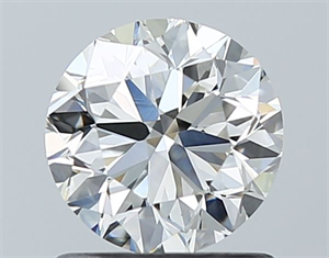 Picture of Natural Diamond 1.00 Carats, Round with Very Good Cut, I Color, VS1 Clarity and Certified by GIA