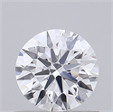 Del inventario de diamantes de laboratorio, 0.73 quilates, Redondo , Color D, claridad VVS2 y certificado IGI