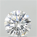 Del inventario de diamantes de laboratorio, 2.09 quilates, Redondo , Color D, claridad VVS2 y certificado IGI