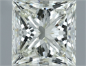 Natural Diamond 1.01 Carats, Princess with  Cut, K Color, VS1 Clarity and Certified by IGI