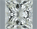 Natural Diamond 1.01 Carats, Princess with  Cut, K Color, VS1 Clarity and Certified by IGI